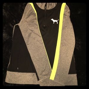 PINK ULTIMATE half-zip sweatshirt