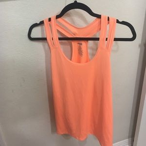 Bright orange athletic top SAME DAY SHIPPING