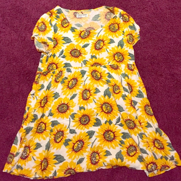 American Apparel Babydoll Dress (Sunflower)