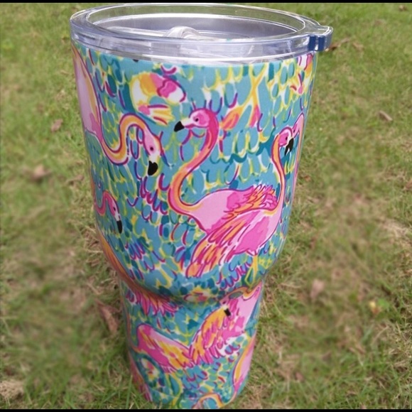 NWT Lily Inspired Flamingo 30oz Tumbler