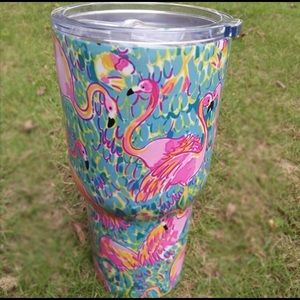 NWT Lily Inspired Flamingo 30oz Tumbler