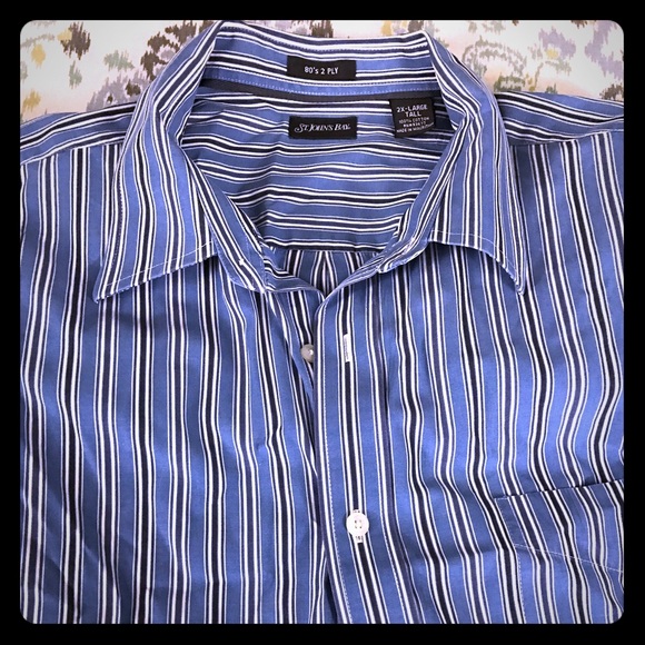 Striped button up shirt