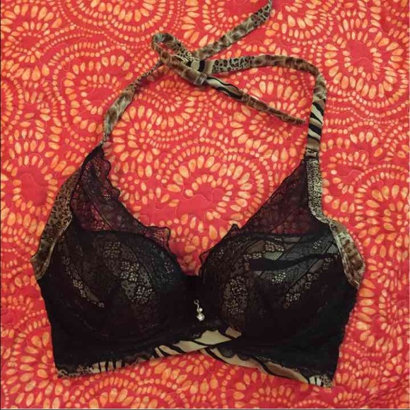 Fredrick's of Hollywood Lace Halter Bra