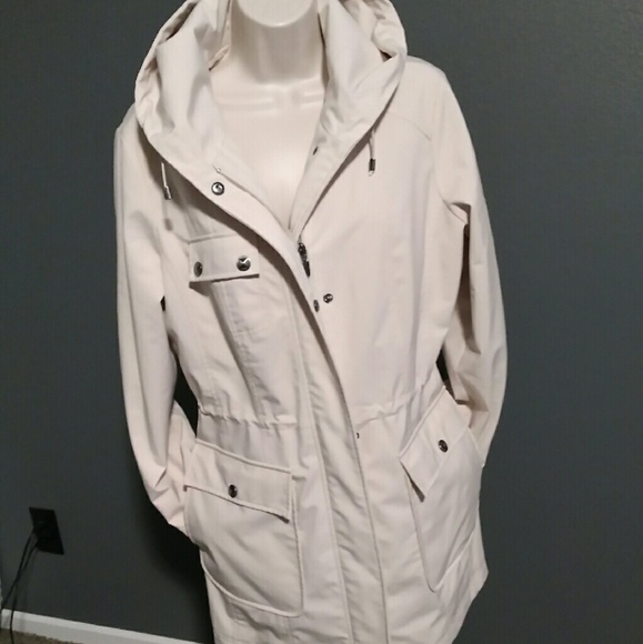 Kristen Blake hooded trench