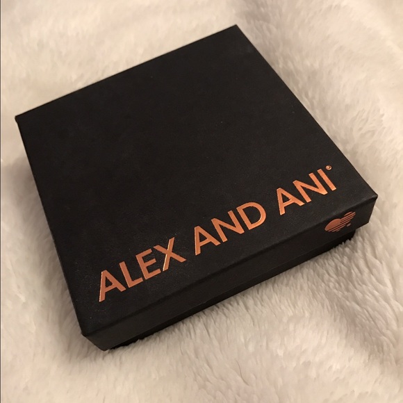 Alex & Ani Initial M Charm Bangle