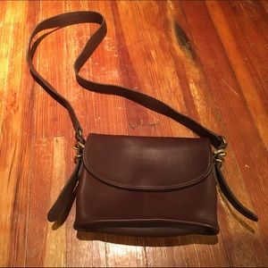 Small brown Coach crossbody bag