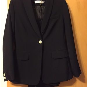 Interview Worthy: Calvin Klein suit in Navy