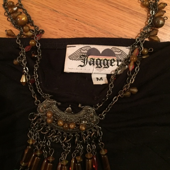 Jagger hippie festival boho retro/builtin necklace - Picture 3 of 4