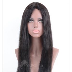 100% Indian Silky Straight Human Hair Everyday Wig