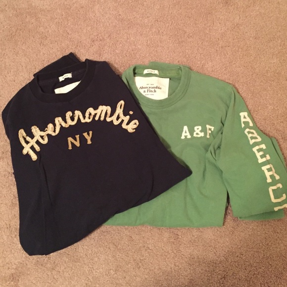 2 Abercrombie long sleeve sweaters