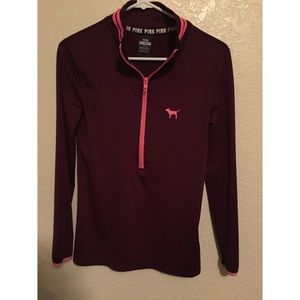 VS PINK HALF ZIP