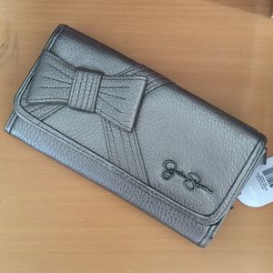 NWT Gunmetal Jessica Simpson Wallet