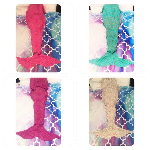 Mermaid Tail Blankets - Choose Your Color!! ๐ฌ๐ณ - Picture 2 of 3