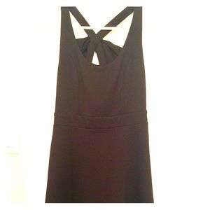 Black Dress With Bow Embellishment