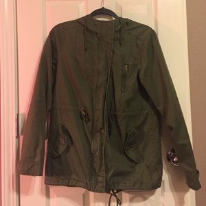 Olive Cargo Jacket