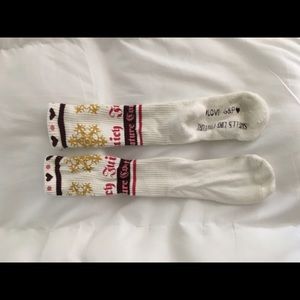 Vintage Juicy Couture Christmas socks