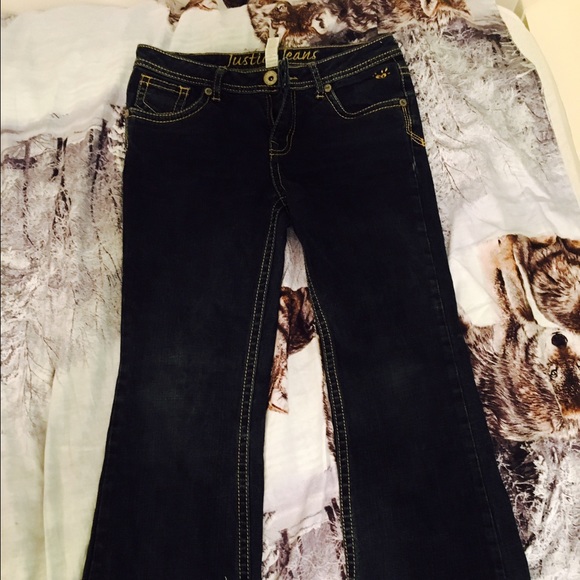 Super cute justice jeans 👖💕 boot cut