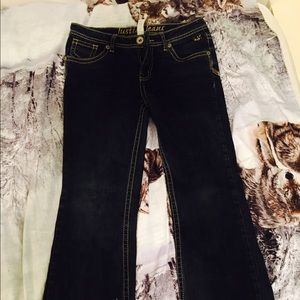 Super cute justice jeans 👖💕 boot cut