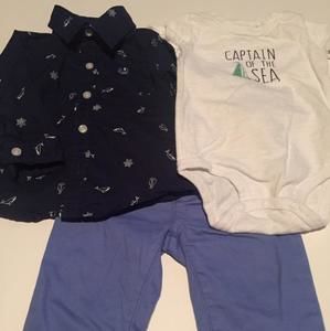 Carters "Captain of the sea" three pieces set.