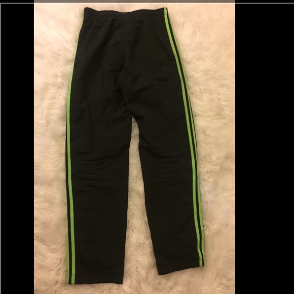 adidas track pants lime green