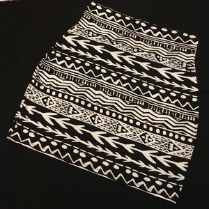 Printed Mini Skirt