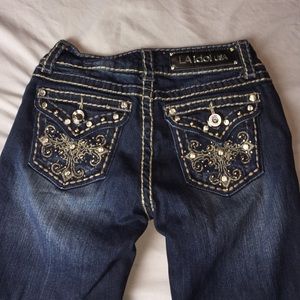 LA Idol Decorated Jeans