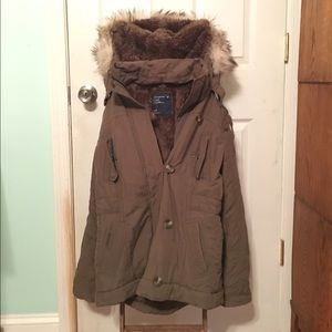 Army green Winter coat