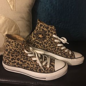 Cheetah Chucks Size 7