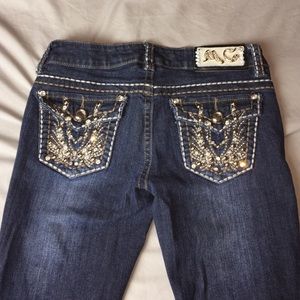 Miss Chic Bedazzled Jeans