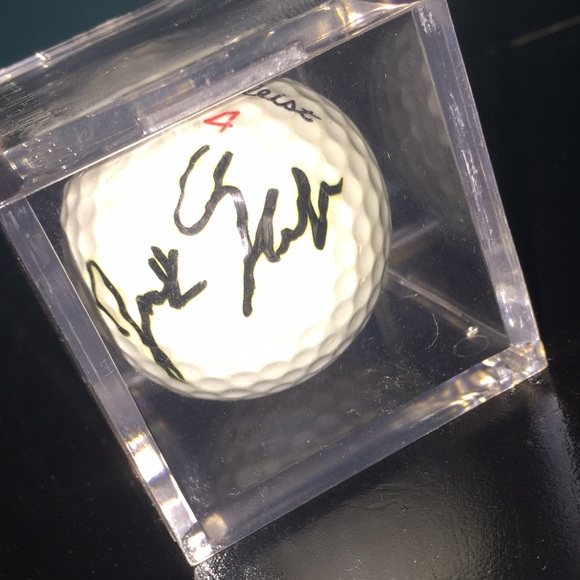 Jack Nicklaus signed Golf Ball