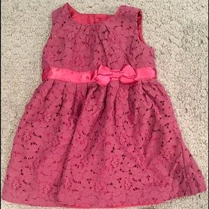 Carter's Burgundy Flower Dress 9M Carter's Burgundy Flower Dress 9M