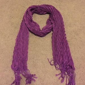 Purple scarf