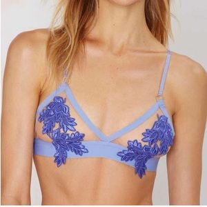 Nasty Gal x For Love & Lemons Tulum Appliqué Bra