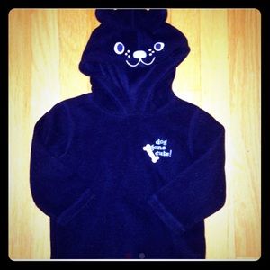 Hooded puppy sweatshirt/fleece
