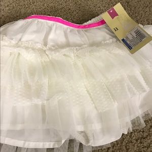 24 months white ruffle tutu skirt
