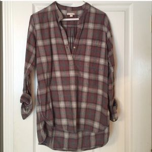 GAP flannel tunic