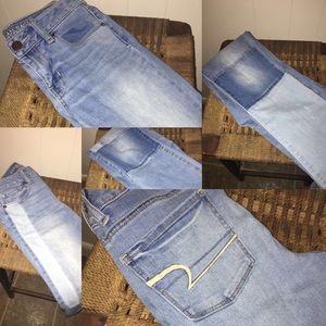 American Eagle Patchwork Jeans