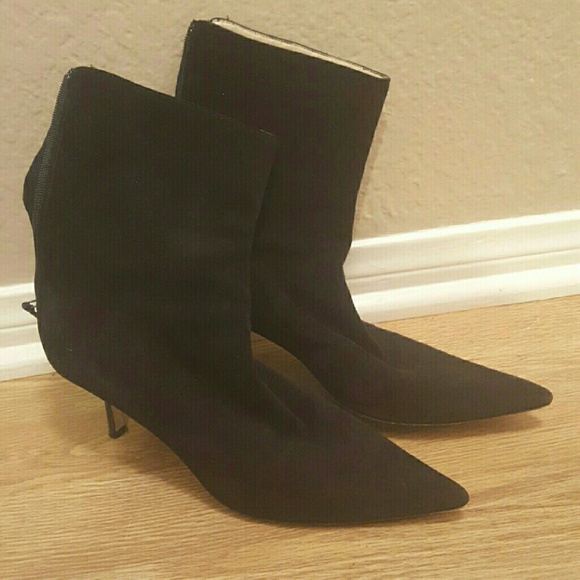 Michael Kors suede pointed toe ankle boots
