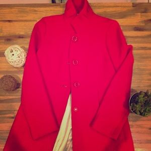 J.Crew Sybil Coat Dark Poppy 2