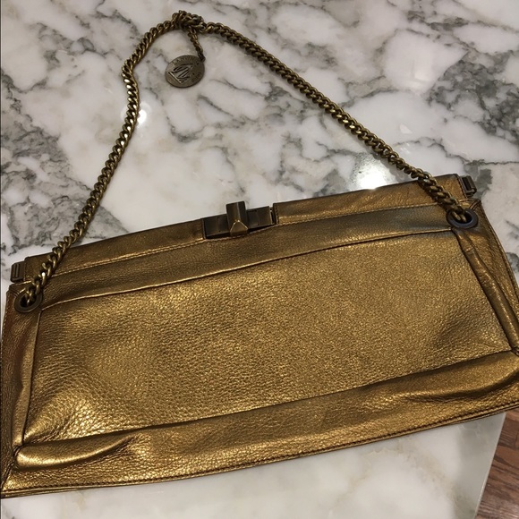 Gold Lanvin Shoulder Bag