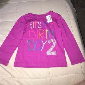 NWT Children's Place Birthday Tee