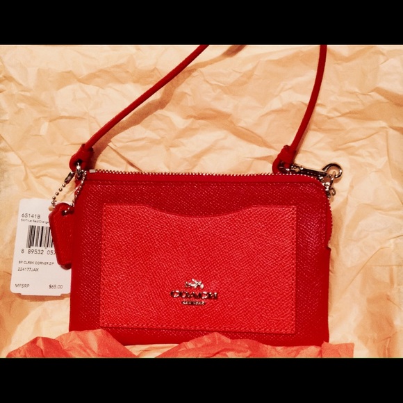 Coach Colorblock Leather Wrislet