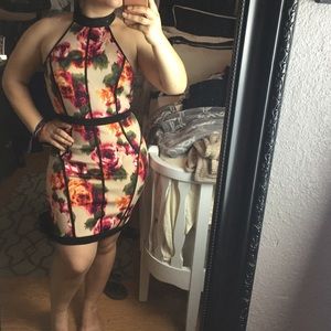 Floral bandage type dress