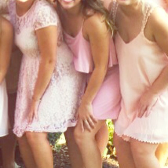 Blush pink colored dress - Picture 1 of 4