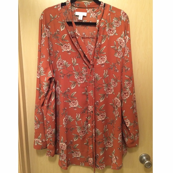Floral Tunic Blouse