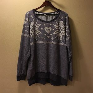 PINK holiday sweater!