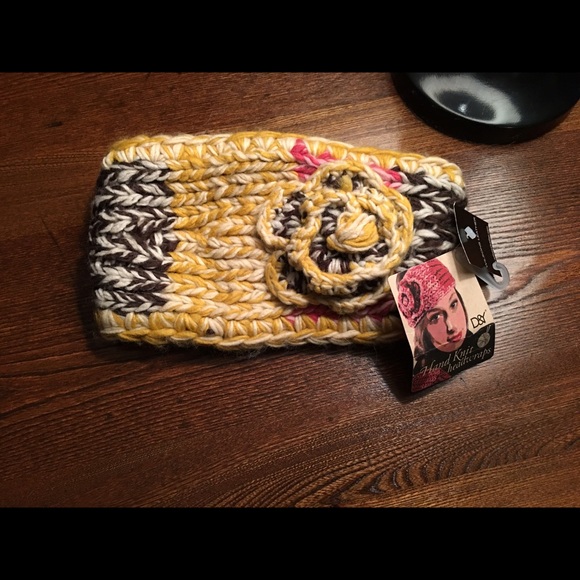 D&Y hand knit head wrap - Picture 1 of 2