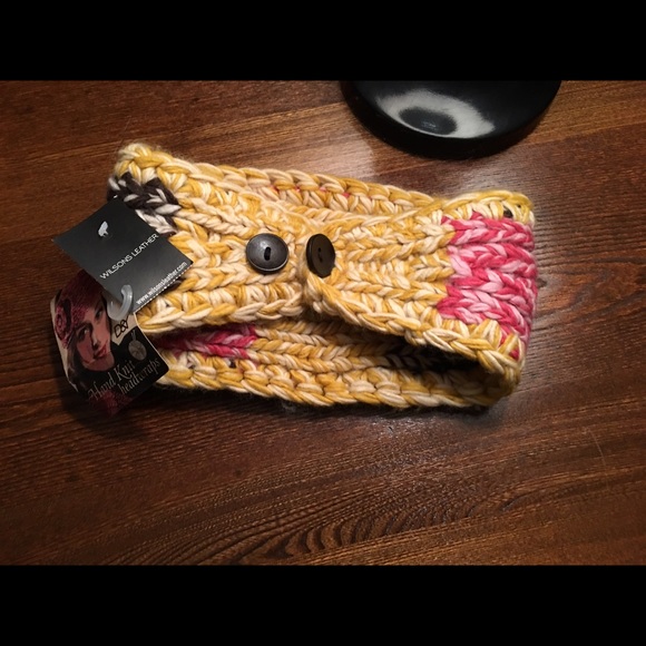 D&Y hand knit head wrap - Picture 2 of 2