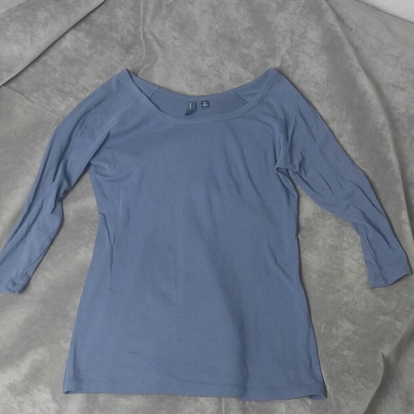 SOLD Cynthia Rowley Boat Neck 3/4 Length Tee Shirt - Picture 1 of 1
