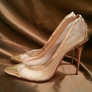 Schutz Metallic Stilettos